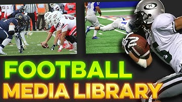 How to use QwikCut Media Library (Football)