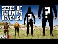 How Tall Are the Giants? | Size Comparison (Red Dead Redemption 2)