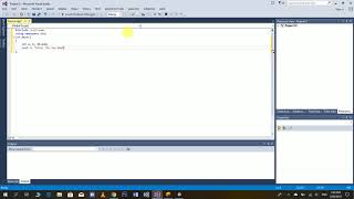 Visual Studio: Divide Two Natural Numbers in C++ programming Language