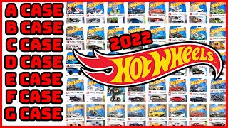 ALL HOT WHEELS 2022 Mainline Cars So far, Sorted By Case! ABCDEFG Case With STH and TH! DIECAST NEWS