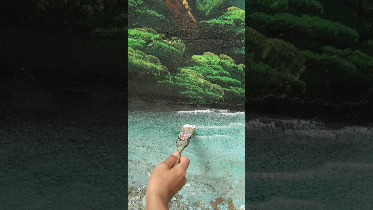  Cara  melukis  air  YouTube