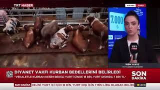 Türkiye Diyanet Vakfı kurban bedellerini belirledi