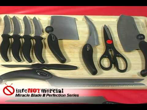 Miracle Blade III Perfection Series 15-Piece Kitchen Knife Set w