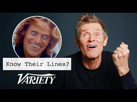 Does Willem Dafoe Know Lines From His Most Famous Movies