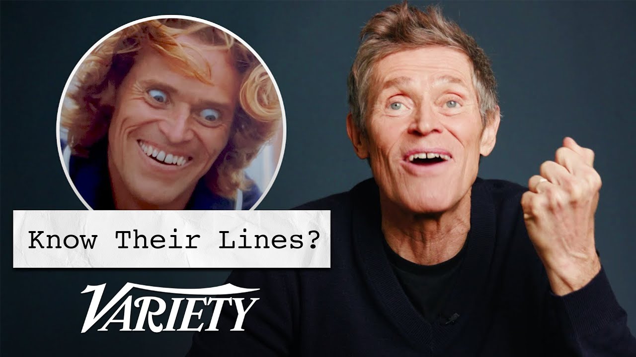Is Willem Dafoe Familiar with Lines from His Most Famous Movies? – Video