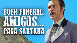 Buen funeral, amigos... paga Sartana | Gianni Garko | Película de vaqueros
