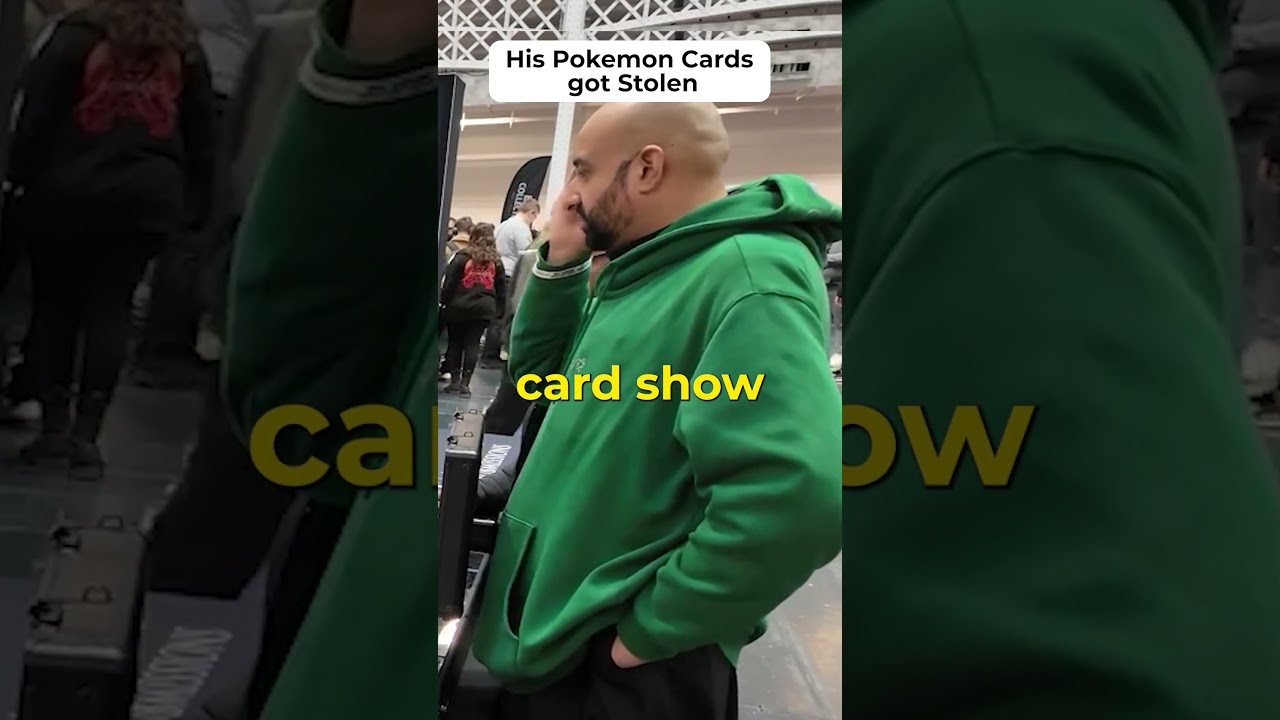 His Pokémon cards were stolen