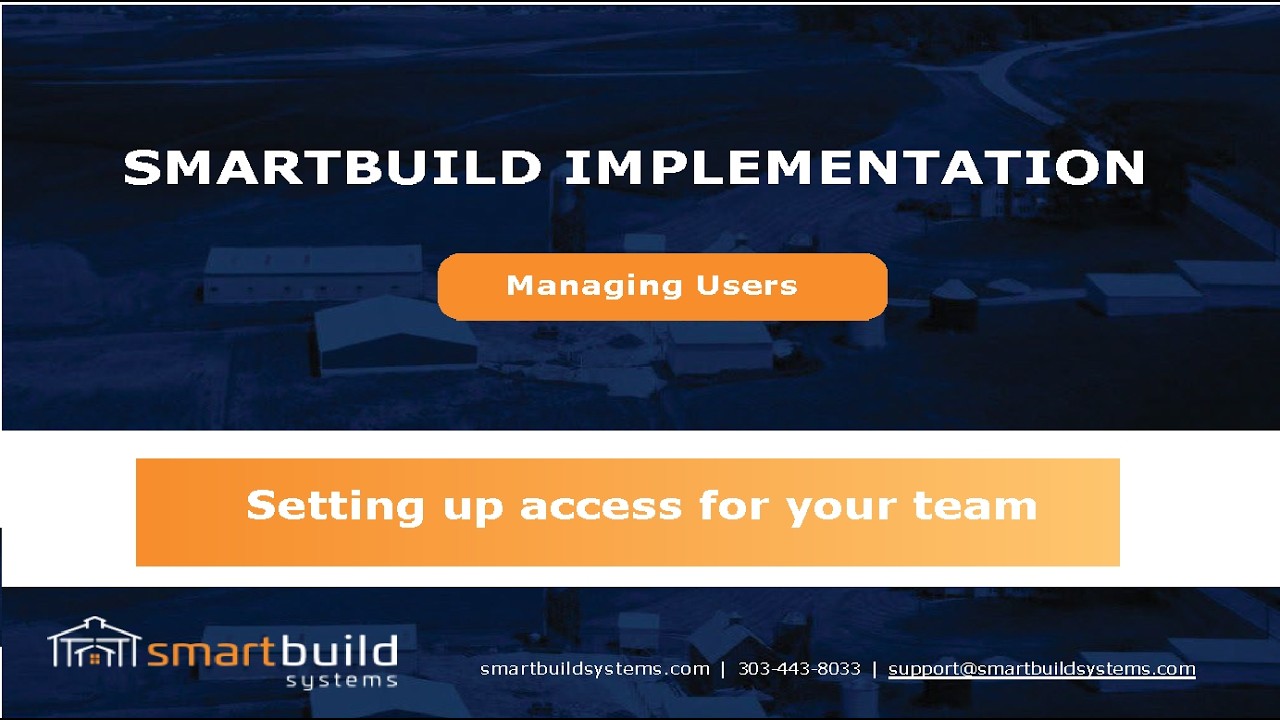 Smartbuild - Adding more users - YouTube