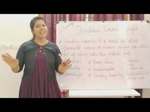 GHANDHIYAN ECONOMIC THOUGHT