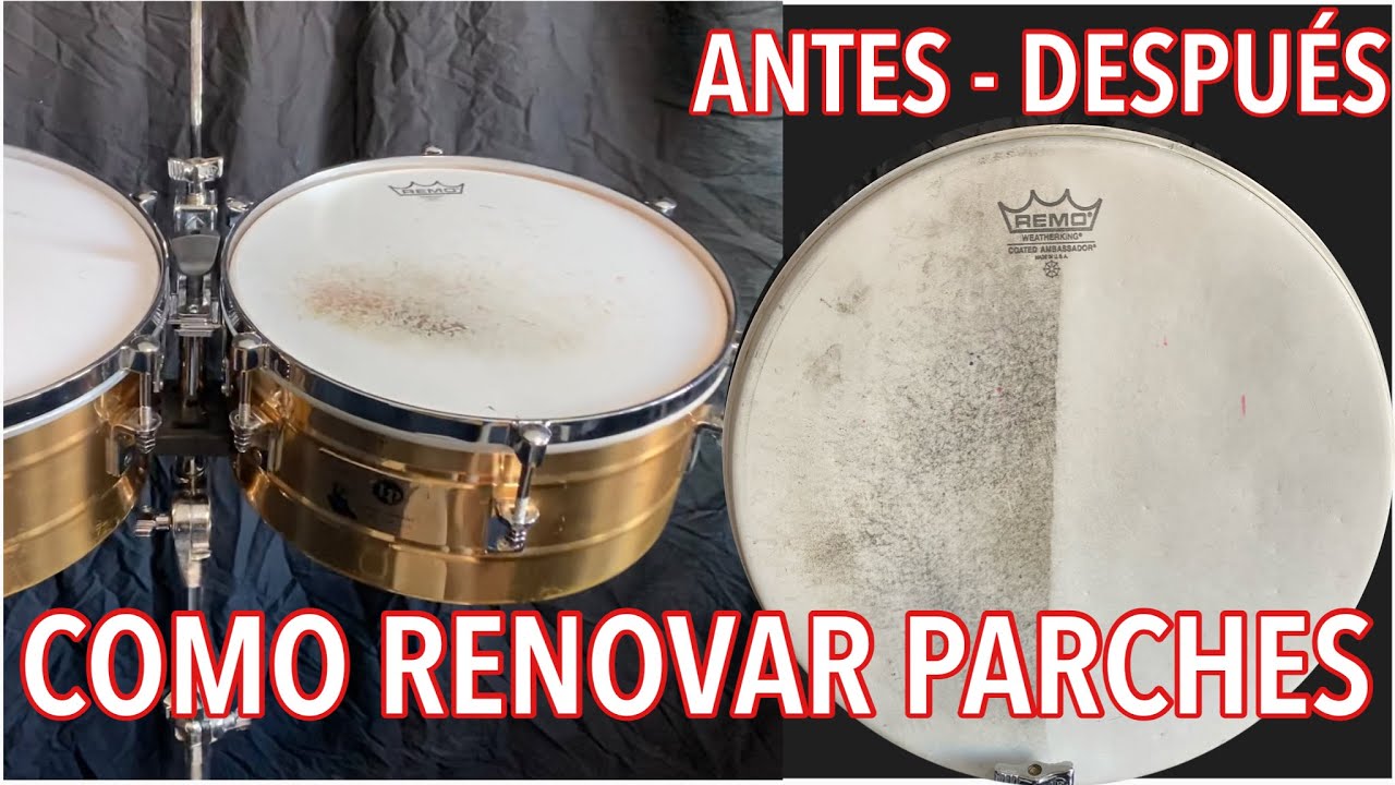 Como Renovar Parches De Timbal y Batería + Tips YouTube