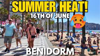 Benidorm - JAM-PACKED Levante Beach, Full Bars & SUMMER Heat! 🥵🏖️