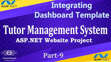 09 | Tutor Management System Project ASP.NET | Integrating Dashboard Template | ASP.NET (Hindi/Urdu)