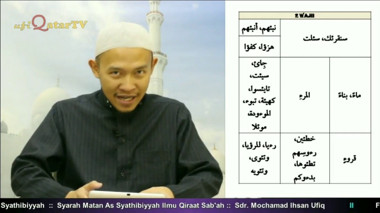 32. Latihan Waqaf Imam Hamzah -1- :: Fii Rehaab As-Syathibiyyah :: Sdr. Mochamad Ihsan Ufiq