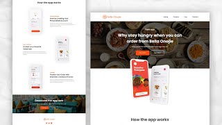 Build A Responsive Food Delivery Website Using HTML CSS and JavaScript