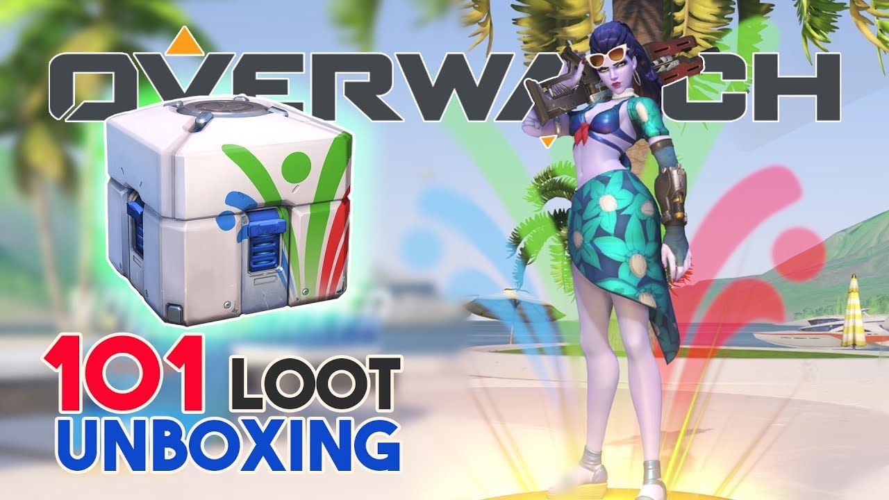 Overwatch - Opening 101 Summer Games Loot Boxes! | 2017 Edition | Marielitai Gaming