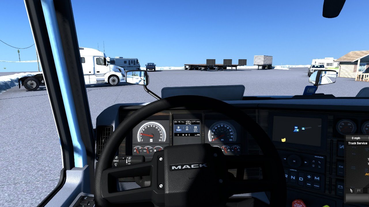 American Truck Simulator /Alaska Ice Road Map V4 / Trackir Pro - YouTube