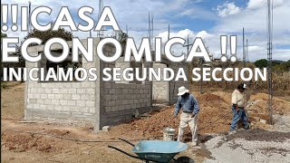 CASA ECONOMICA PROGRESIVA INICIANDO CIMENTACION EN SEGUNDA AMPLIACION