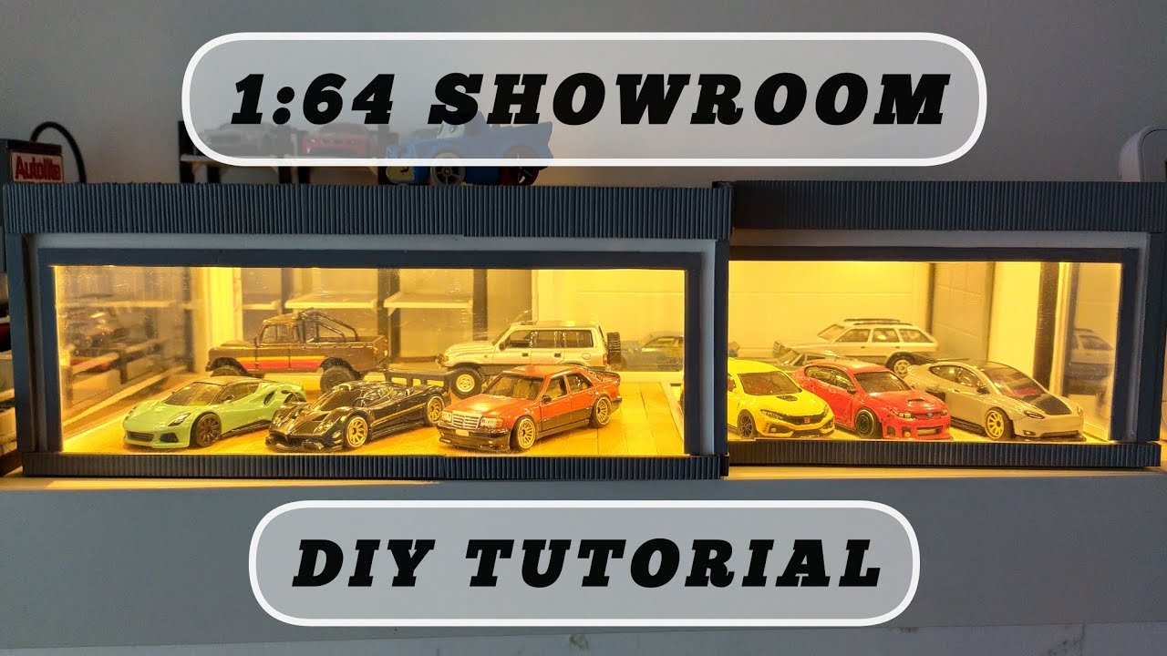 How to Make 1:64 Garage - Diorama Tutorial for Hot Wheels DIY Handmade ...