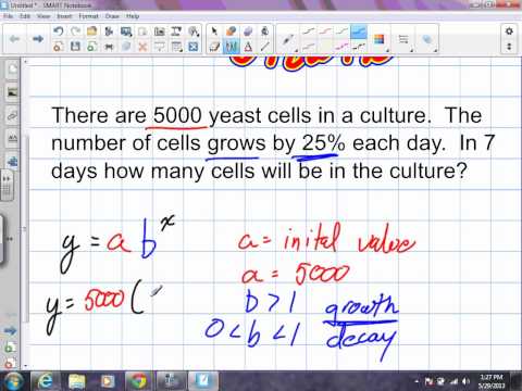 How to learn Exponential Growth (Grade 11 College)