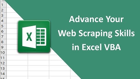 #29   How to Advance Your Web Scraping Skills in VBA  Tackling Diverse Web Elements & CSS Selectors