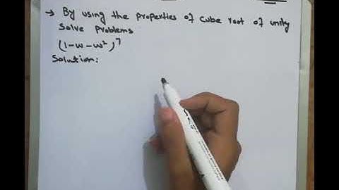 Properties of CUBE ROOT of Unity Omega | Theory of Quadratic Equation