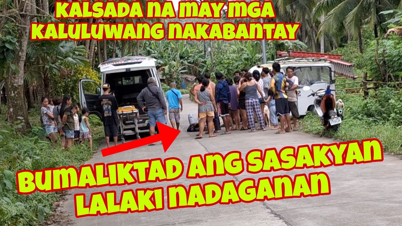 KALSADA NA MALAPIT KILA VEANCY DI INAASAANG PANG YAYARI  LALAKI NADAGANAN NG KANYANG SASAKYAN