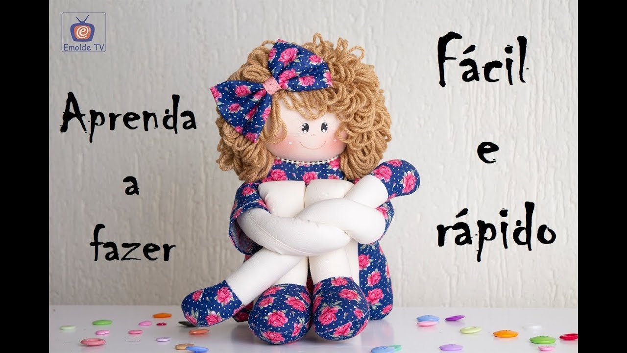 Emolde TV - Vivi Prado recebe a artesã Patricia Nazário ensinando a boneca Helena