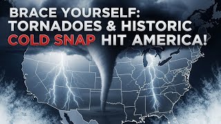 Brace Yourself: Tornadoes & Historic Cold Snap Hit America!#StormThreat #TornadoAndSnow #WinterBlast