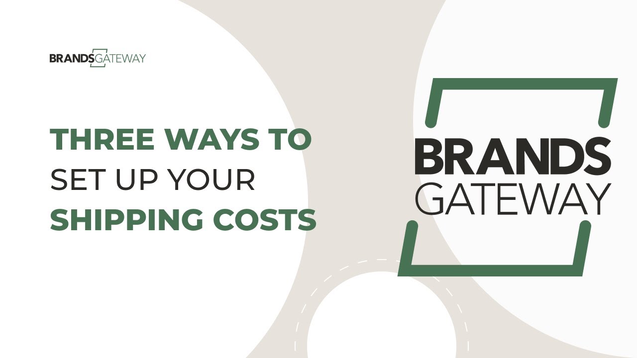 Three Ways to Set Up Shipping Costs for Your Store