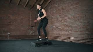 How to perform HIITSTEP Frog Jumps