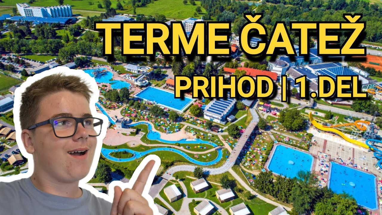 Terme Čatež – od prihoda do prvega kopanja | 1. del (vlog 23) #vlog