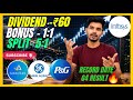 Infosys | Canara Bank| P&G | Ashok Leyland Stocks Declared BIG Dividend+Bonus +Split | Record Date