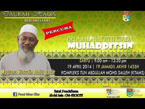 [LIVE] Sheikh Maulana Hussein Abd Kadir Yusufi UKM_190414 