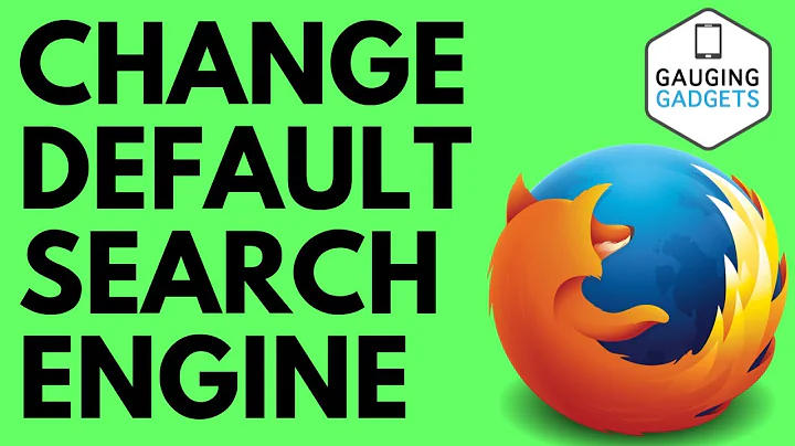 How to Change Default Search Engine in Firefox - Bing, DuckDuckGo, Ecosia