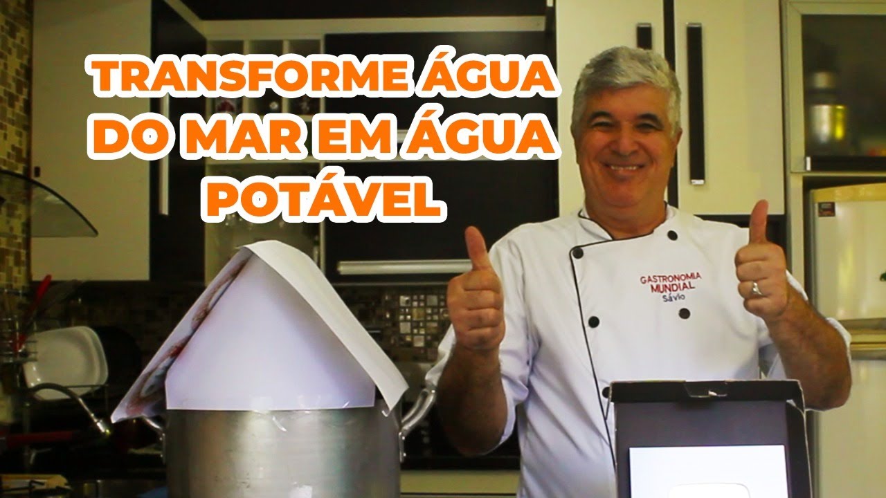 Como Transformar Água do Mar em ÁGUA POTÁVEL - Método Simples e Caseiro!