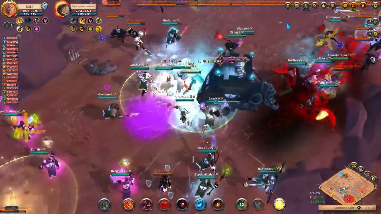 Albion Online - Mighty Frogs vs WH33L (ARCH 2.0)