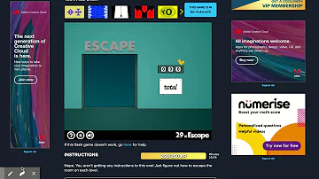 Level 29 Walkthrough for 40x Escape on coolmathgames.com