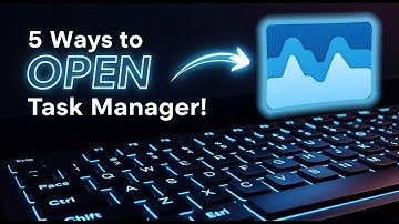5 Different ways to Open Task Manager in Windows 11/10