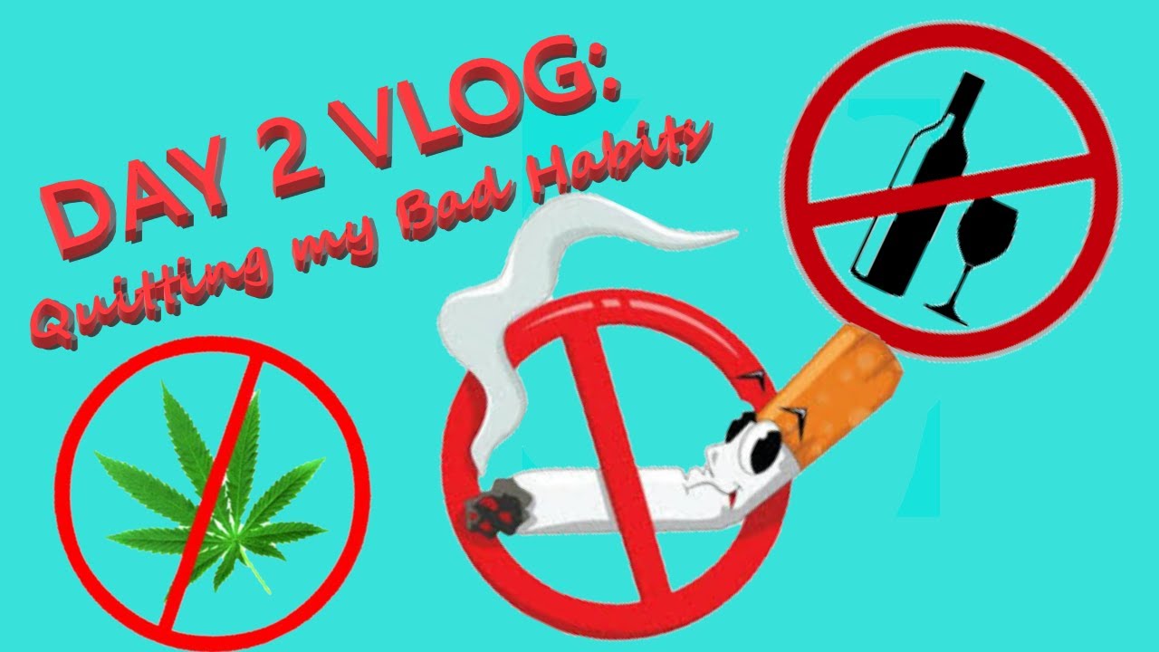 **Day 2-vlog** Quitting Weed, Cigs and Alcohol