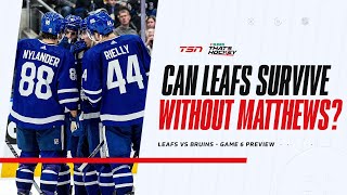 CAN LEAFS SURVIVE AGAIN WITHOUT MATTHEWS?