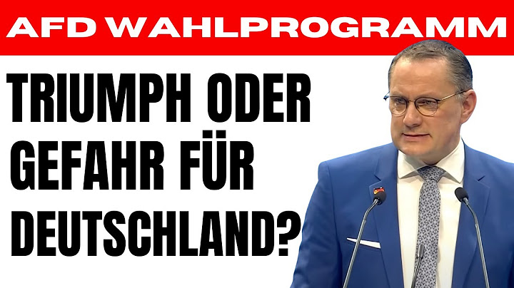 Bundestagswahl 2025  Das Wahlprogramm der AfD