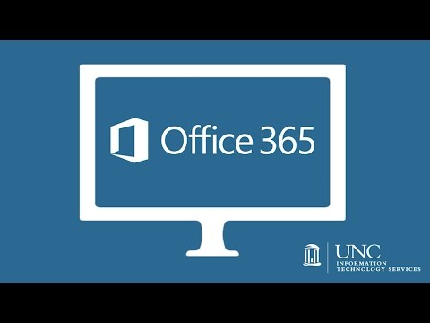 Office 365 at UNC: Mail and Calendar