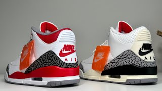 JORDAN 3 REIMAGINED TAKES ON FIRE RED | IF I HAD TO PICK ONE. | BLIND COMPARISON