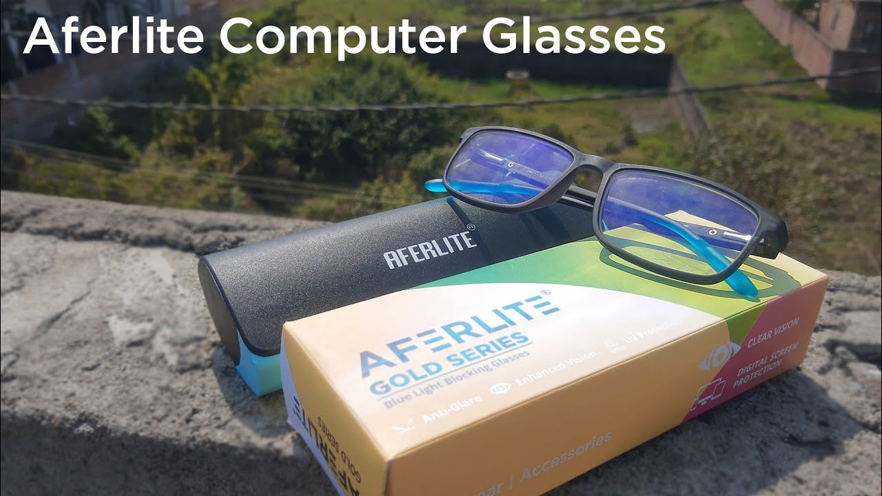 Afterlite Blue Light Blocking Computer Glasses Unboxing and Review