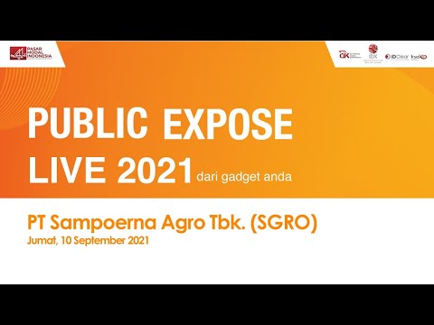 Public Expose Live 2021 - PT Sampoerna Agro Tbk. (SGRO)