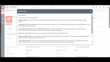 Boost Your Sales with AI-Generated Scripts for vTiger CRM | CRMTiger