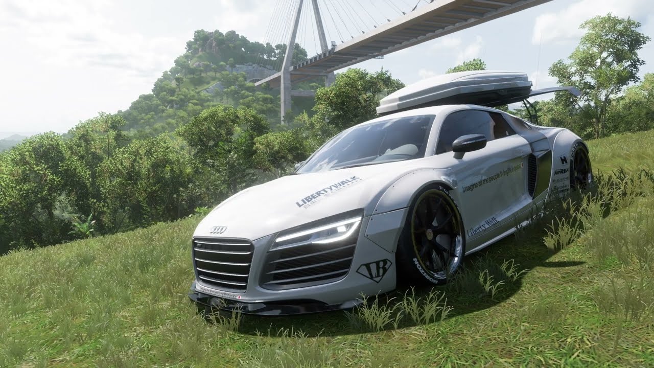 Forza Horizon 5 Thule Roof Box on an Audi R8 ? - YouTube