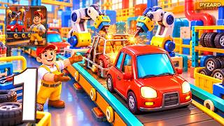 Car Factory Tycoon: Idle Sim - Gameplay Walkthrough Part 1 - Car Factory Manager (Android, IOS) screenshot 5
