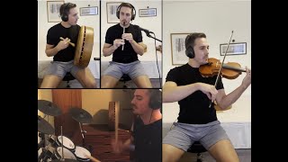 The Corrs - Miracle cover with Violin, Tin Whistle, bodhran and drums