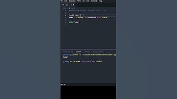 Ternary Operator in Python #python #programming